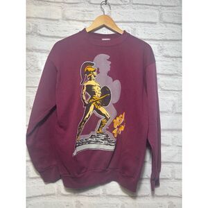TNT by Trau & Loevner VTG 90s USC Trojans Crewneck Sweatshirt XL Maroon Tommy